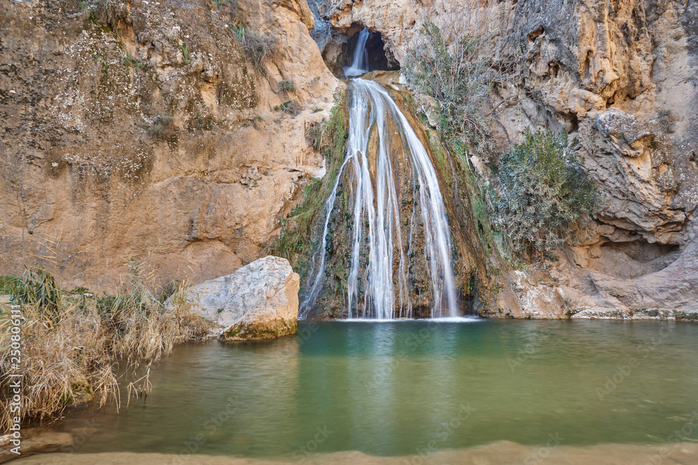 Cascada en Loja, Granada. España foto de Stock | Adobe Stock