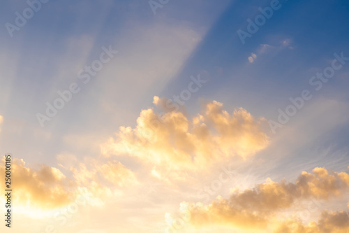 Sunset sky for background,sunrise sky and cloud