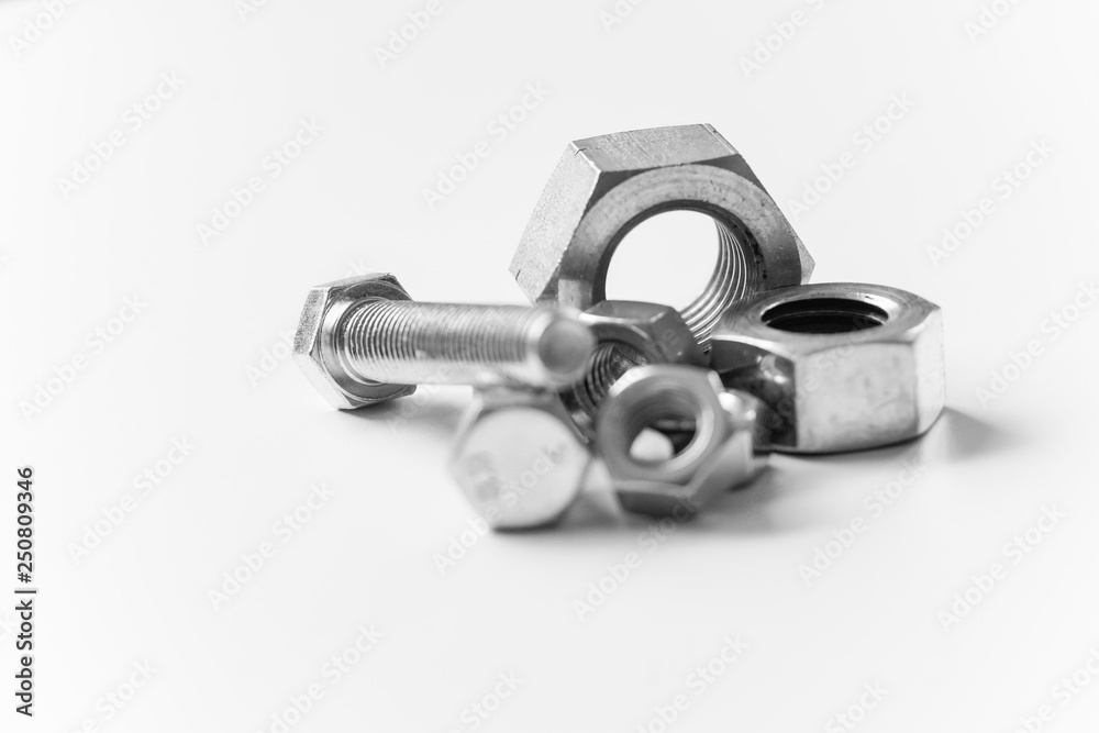 metal nuts for handcraft illustrations