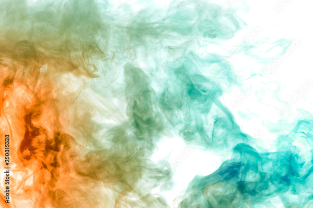 Color Steam Examples Colorful steam exhaled from the vape with a smooth transition of color ...