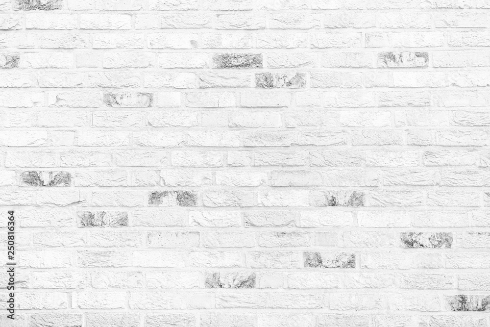 Fototapeta premium Old white brick wall texture background,brick wall texture for for interior or exterior design backdrop.