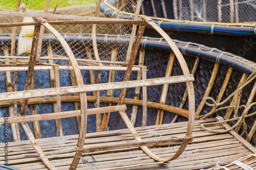 Vietnamese fishing Lobster Crab fish Traps nets © Emoji Smileys People