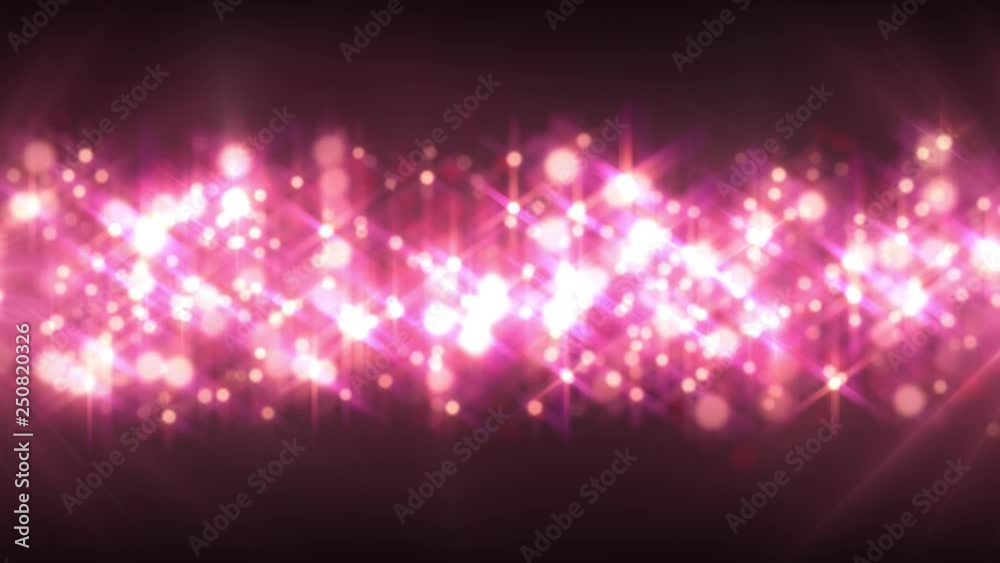 Abstract Glimmering Particles Animation/ 4k animation of a decorative glimmering background with fractal light seamless looping
