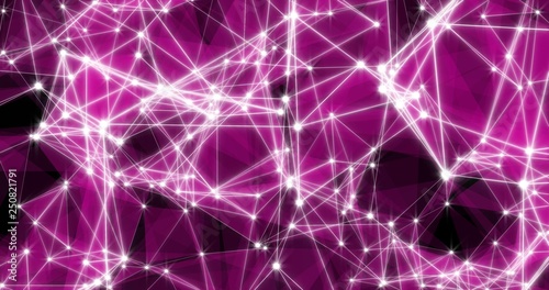 Background Abstract Dynamic Plexus Futuristic Technology. 3d render