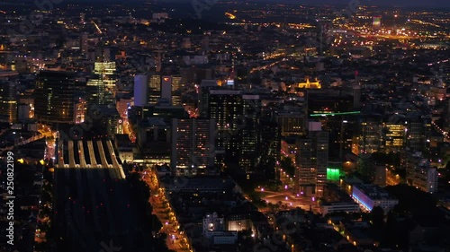 Wallpaper Mural Aerial Belgium Brussels June 2018 Night 90mm Zoom 4K Inspire 2 Prores  Aerial video of Brussels Belgium downtown at night Torontodigital.ca