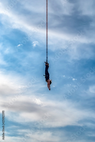 Bungee Jumping Woman