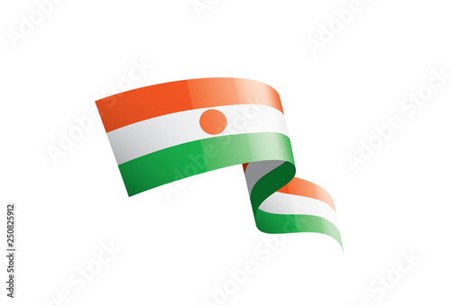 Free Download Niger flag, vector illustration on a white background - GFXLoad