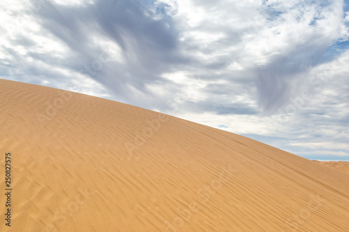 Cloudscape over the Imperial Sand Dunes in California