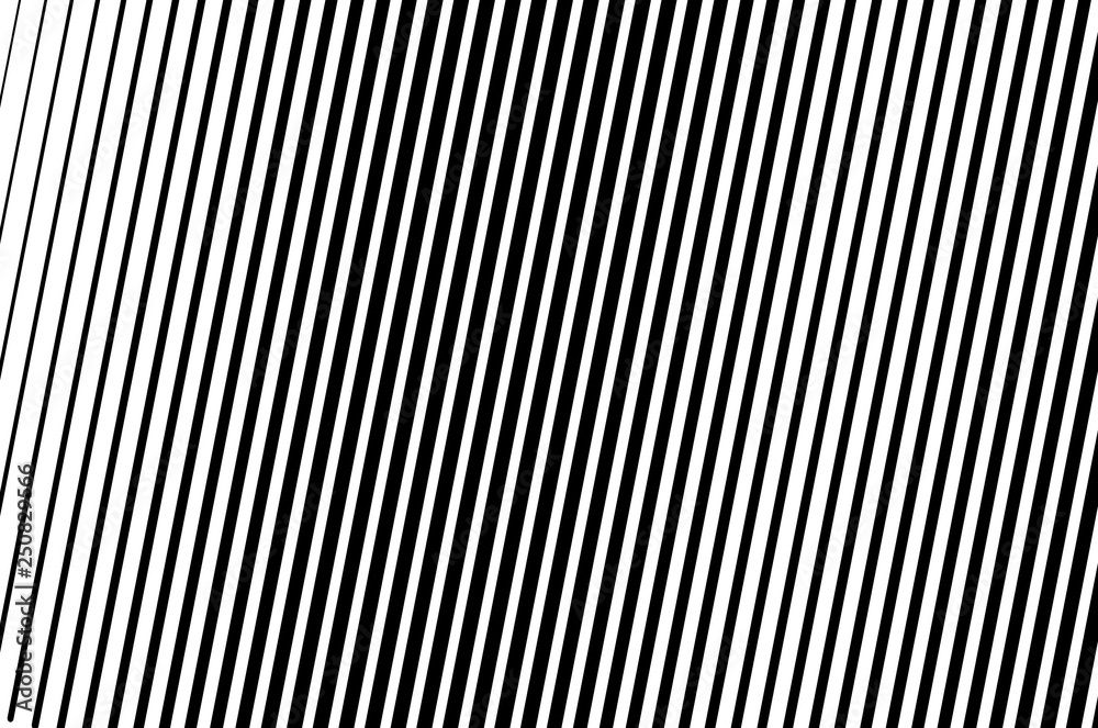 Obraz premium Black and white Line halftone pattern with gradient effect.Straight stripes.
