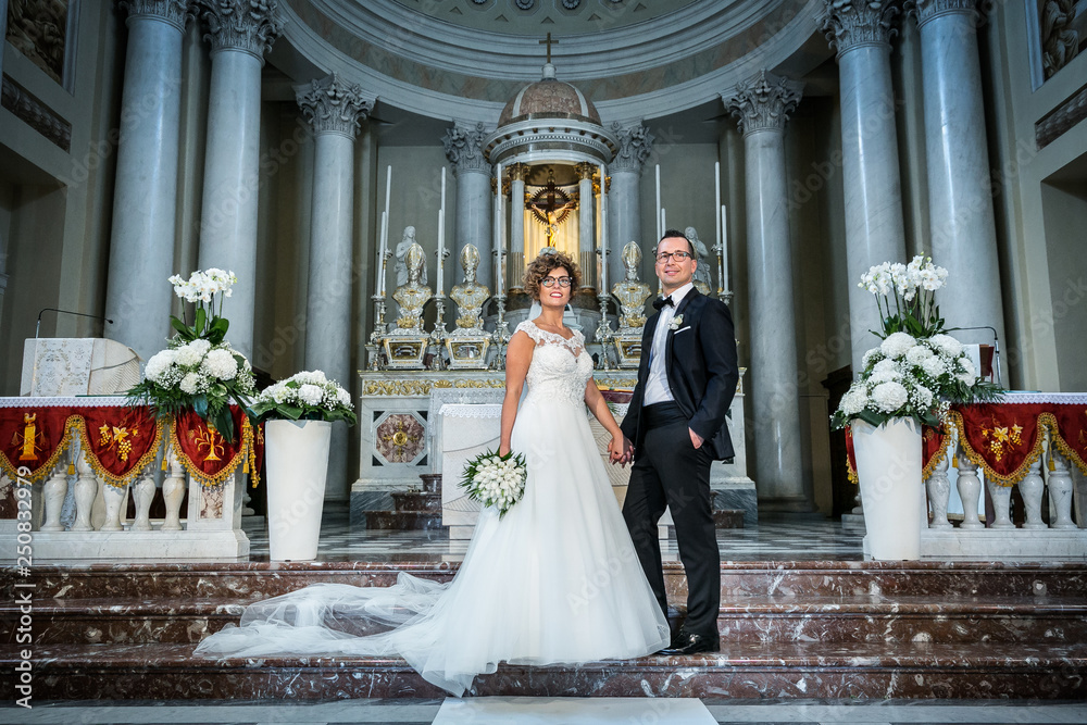 Obraz premium Matrimonio in Villa 