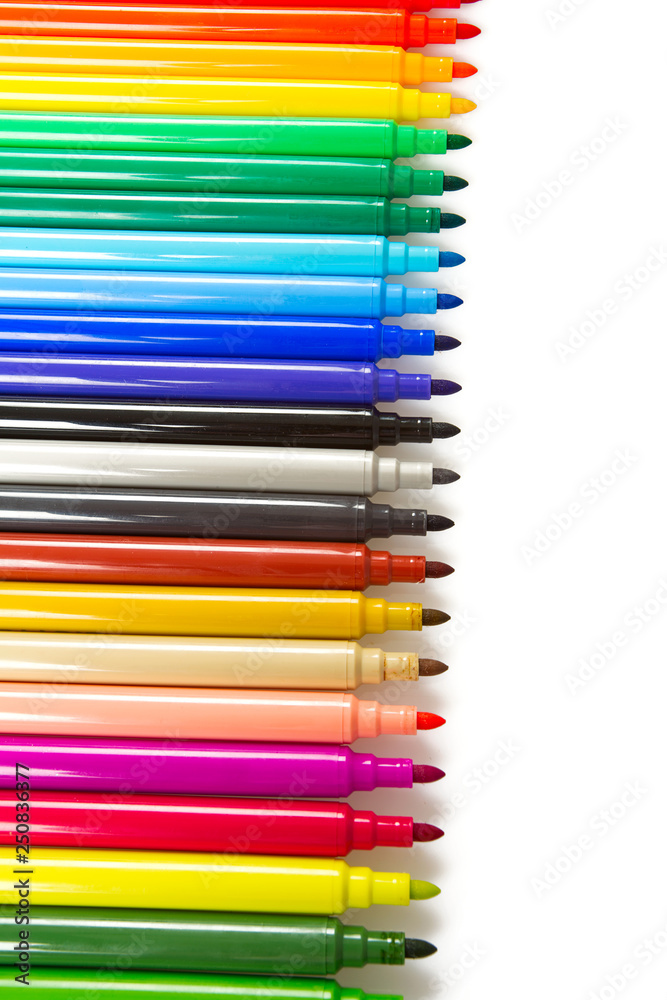 Colorful Set of Felt Pens, Colorful Set of Felt Pens,