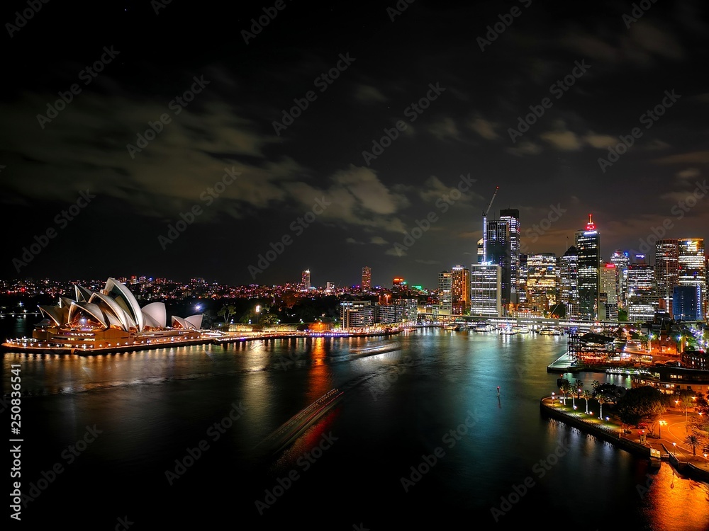 Sydney Skline Nacht