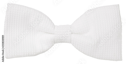 Foto White hair bow tie