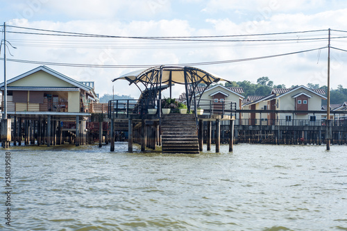 The river village of Kampong Ayer in Bandar Seri Begawan, Brunei.
