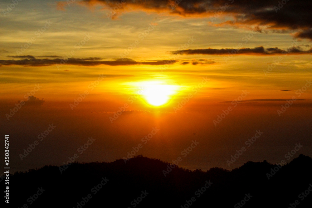 Sunrise on top of Mount Batur - Bali 