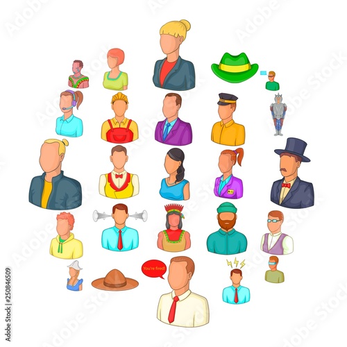 Companion icons set. Cartoon set of 25 companion vector icons for web isolated on white background