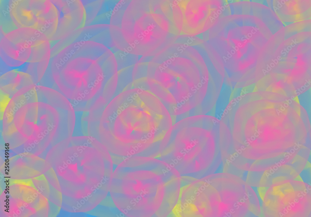 Texture with pink circles light abstraction for a background, illusion of light, spiral, gradient. Background blurred whit spots color. Texture with pink circles light abstraction for a background, illusion of light, spiral, gradient. Background blurred whit spots color.