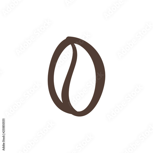 Coffee bean vector illustration