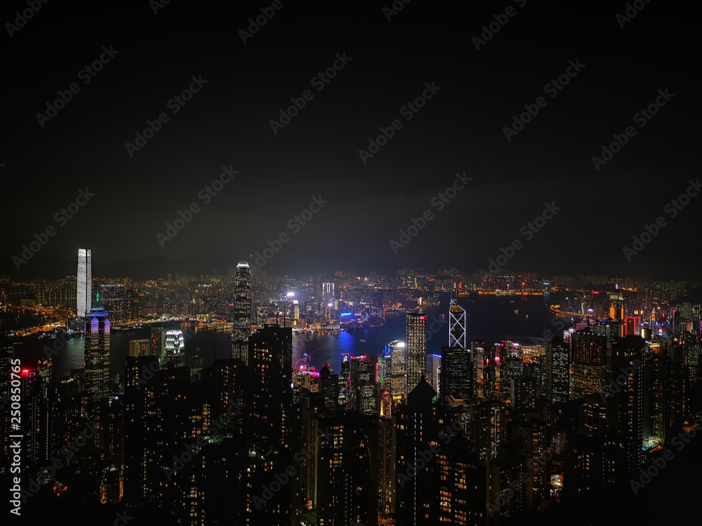 Fototapeta premium Hong Kong Skyline 4