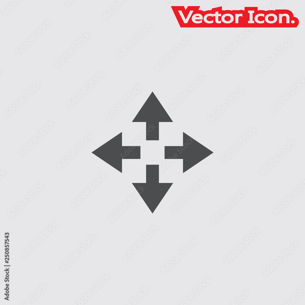 Move icon isolated sign symbol and flat style for app, web and digital design. Vector illustration. Move icon isolated sign symbol and flat style for app, web and digital design. Vector illustration.