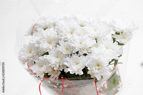 bouquet of white flowers Chrysanthemums