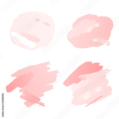 Abstract pink brush backgrounds for beauty and fashion