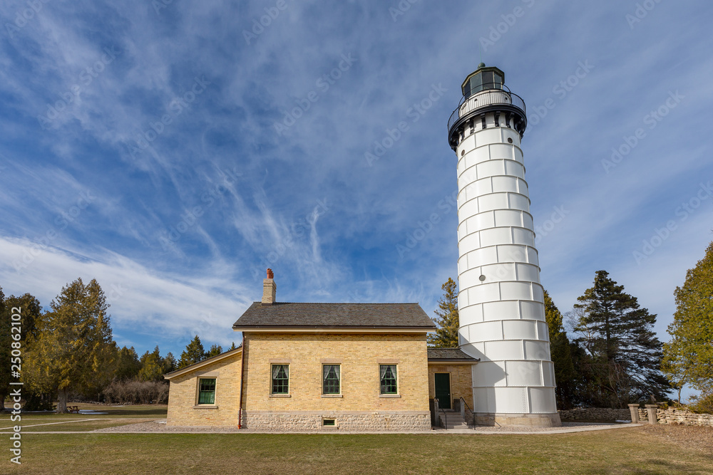 Cana Island Lighthouse in Door County Wisconsin
