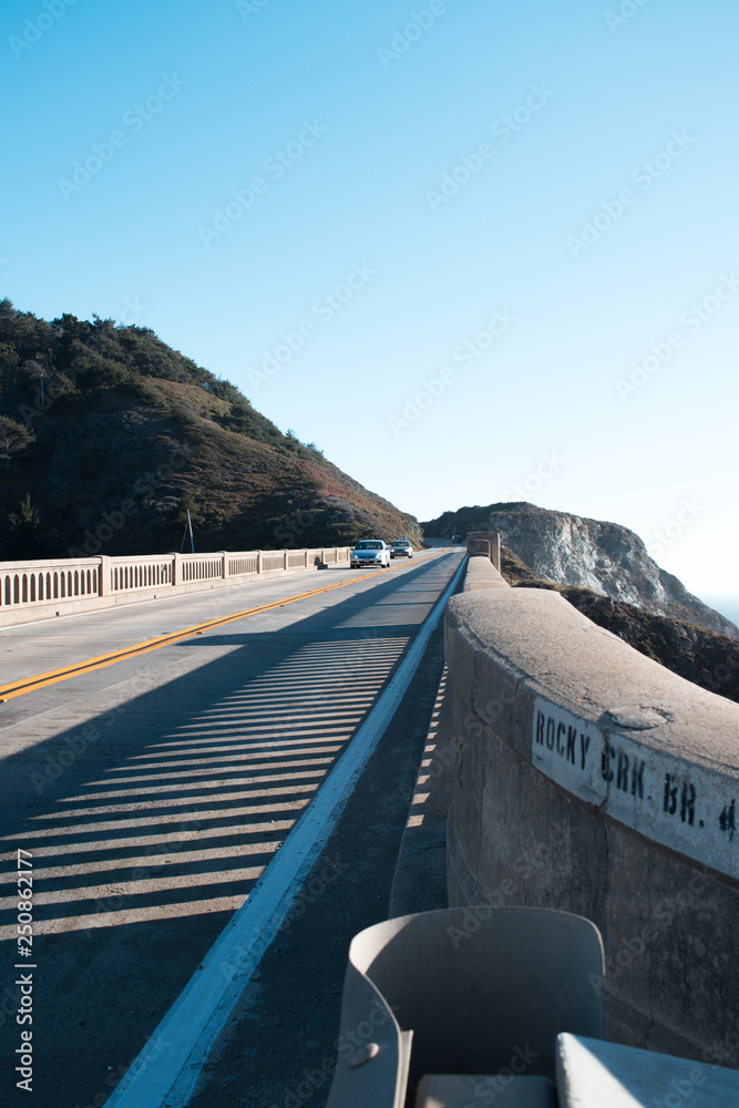 rocky creek bridge Big sur Pacific Coast road Highway (Highway 1)