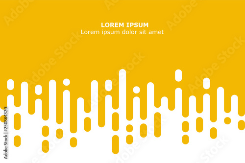 Abstract yellow Rounded Lines Halftone Transition