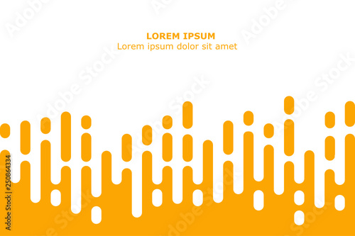 Abstract yellow Rounded Lines Halftone Transition
