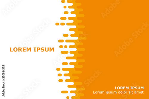Abstract yellow Rounded Lines Halftone Transition