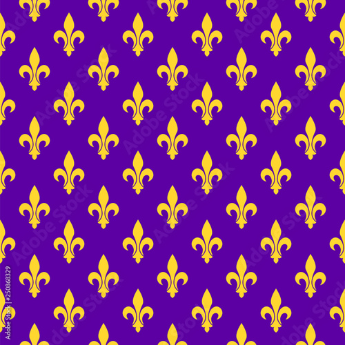 Bright purple royal seamless pattern