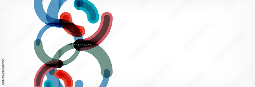 Naklejka premium Modern geometrical abstract background