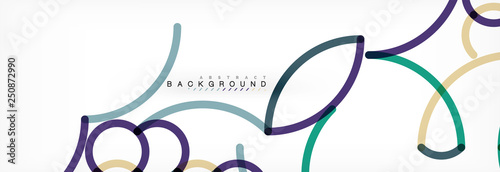 Abstract color lines on white. Modern colorful flow poster wave. Art design for your project