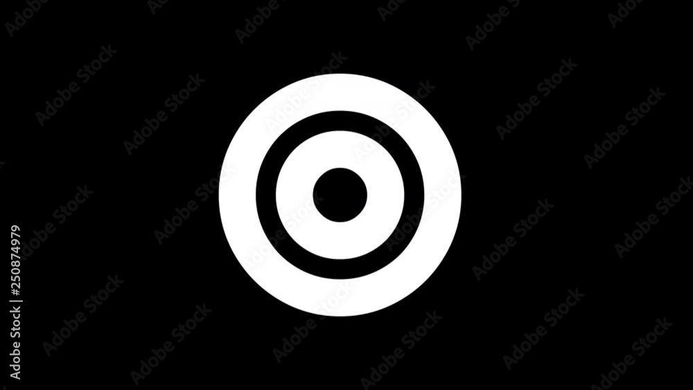 From the Glitch effect arises bullseye symbol. Then the TV turns off. Alpha channel Premultiplied - Matted with color black From the Glitch effect arises bullseye symbol. Then the TV turns off. Alpha channel Premultiplied - Matted with color black