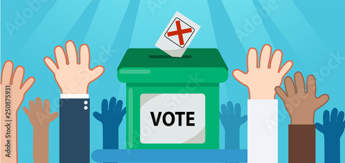 hand up, vote for Elect