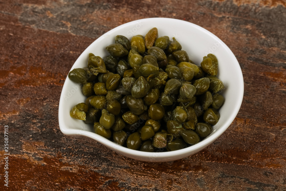 Capers in the bowl Capers in the bowl