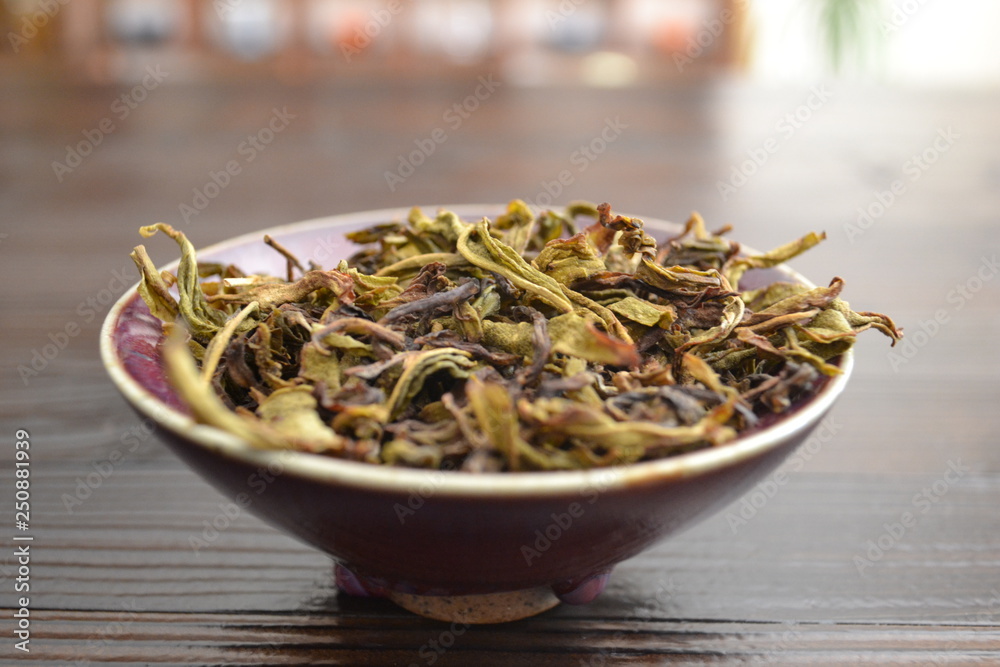 leaves of indian tea