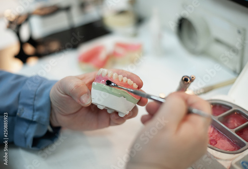 Dental Lab - Making a Denture