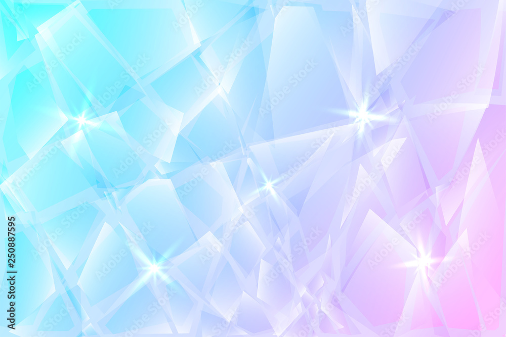 Holographic chipped ice background