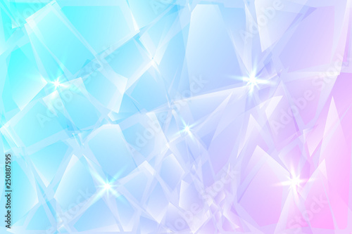 Holographic chipped ice background