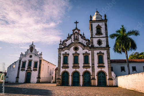 Church Santa Maria Magdalena and Museu de Arte Sacra, Praça João XXIII, Marechal Deodoro, Maceio, Alagoas, Brazil