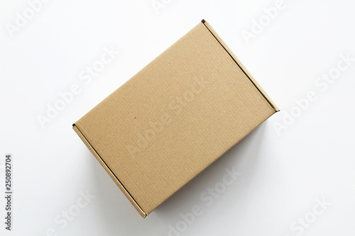 craft box on a white background
