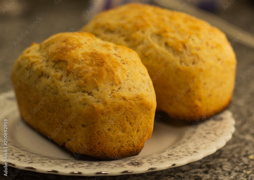 Freshly baked bread