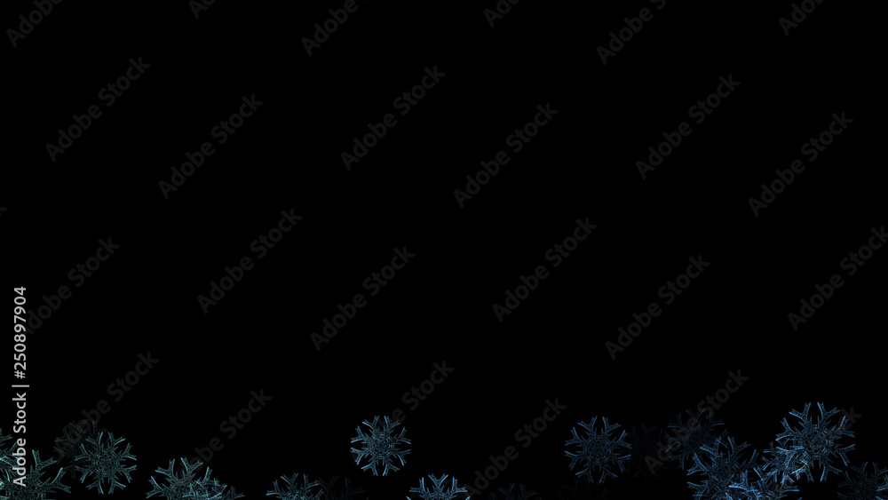 Abstract background with a variety of colorful snowflakes. Big and small. Abstract background with a variety of colorful snowflakes. Big and small.