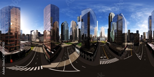 Photography HDRI, environment map , Round panorama, spherical panorama, equidistant projecti