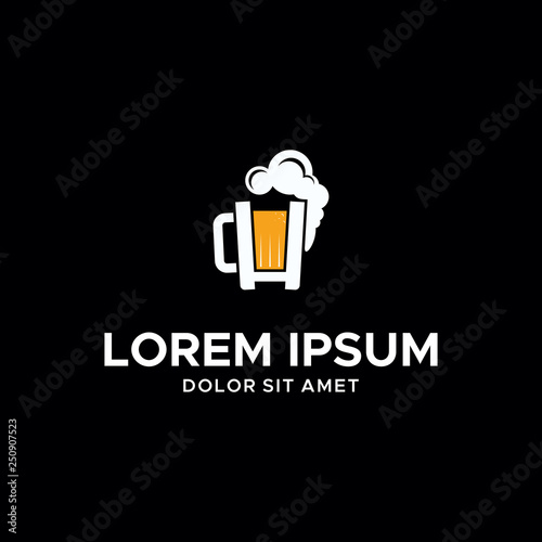 letter C,H and beer logo