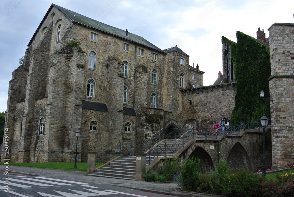 Medieval city building in our days 