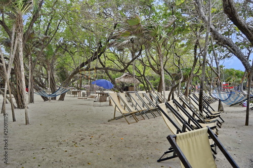 Sandy Beach at Isla Roatan, Honduras