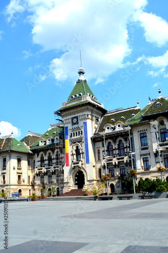 Photography Typical urban landscape in the village Craiova, Romania's 6th largest city and c